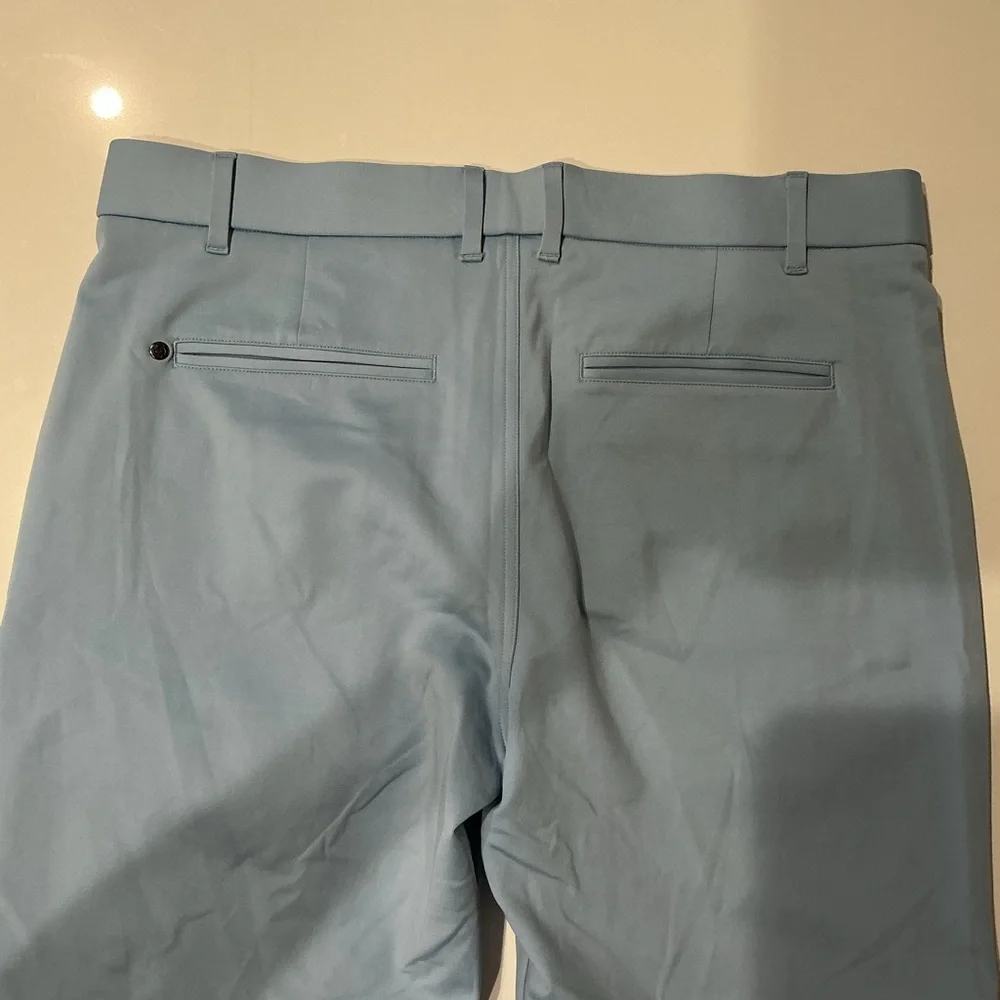 Greyson Light Blue Flat Front Shorts - Picture 4 of 8